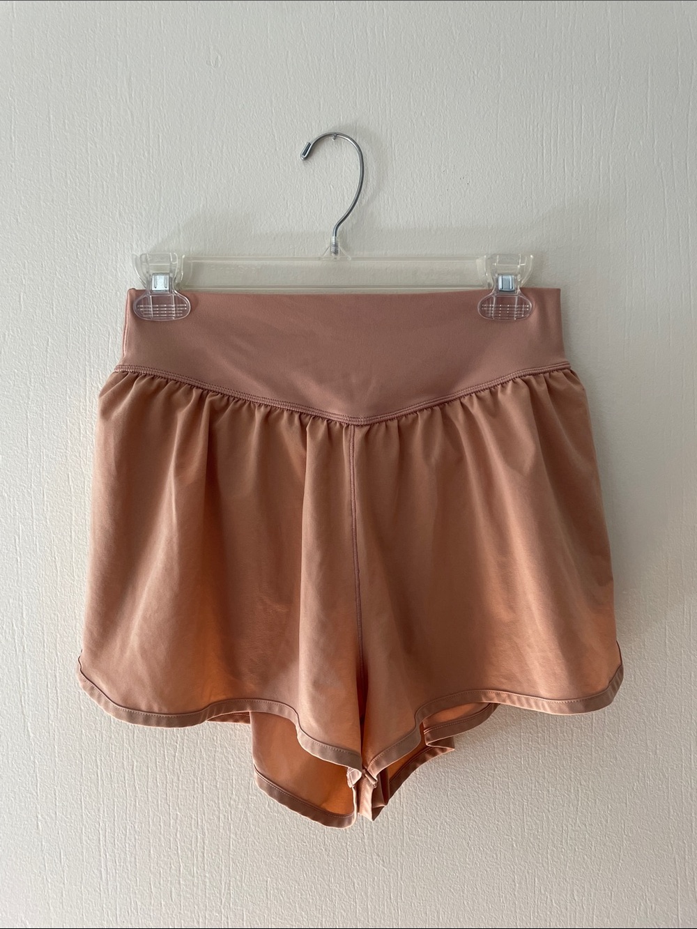 Aerie Tan High Waist Athletic Shorts
